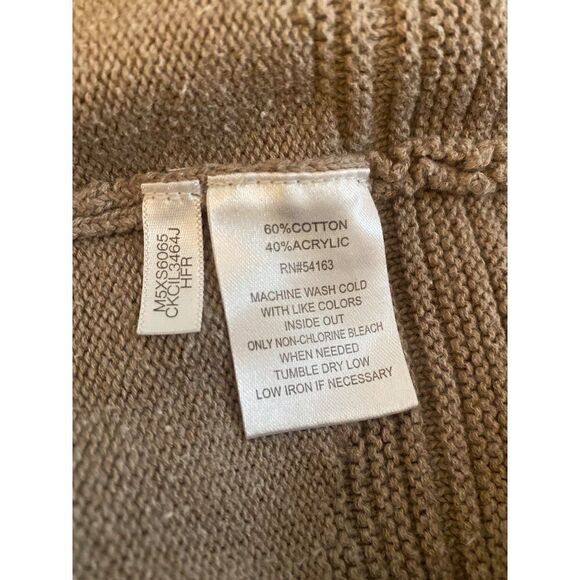 Calvin Klein, women's being cowl neck long sleeve pullover cotton sweater sz med - Picture 9 of 9